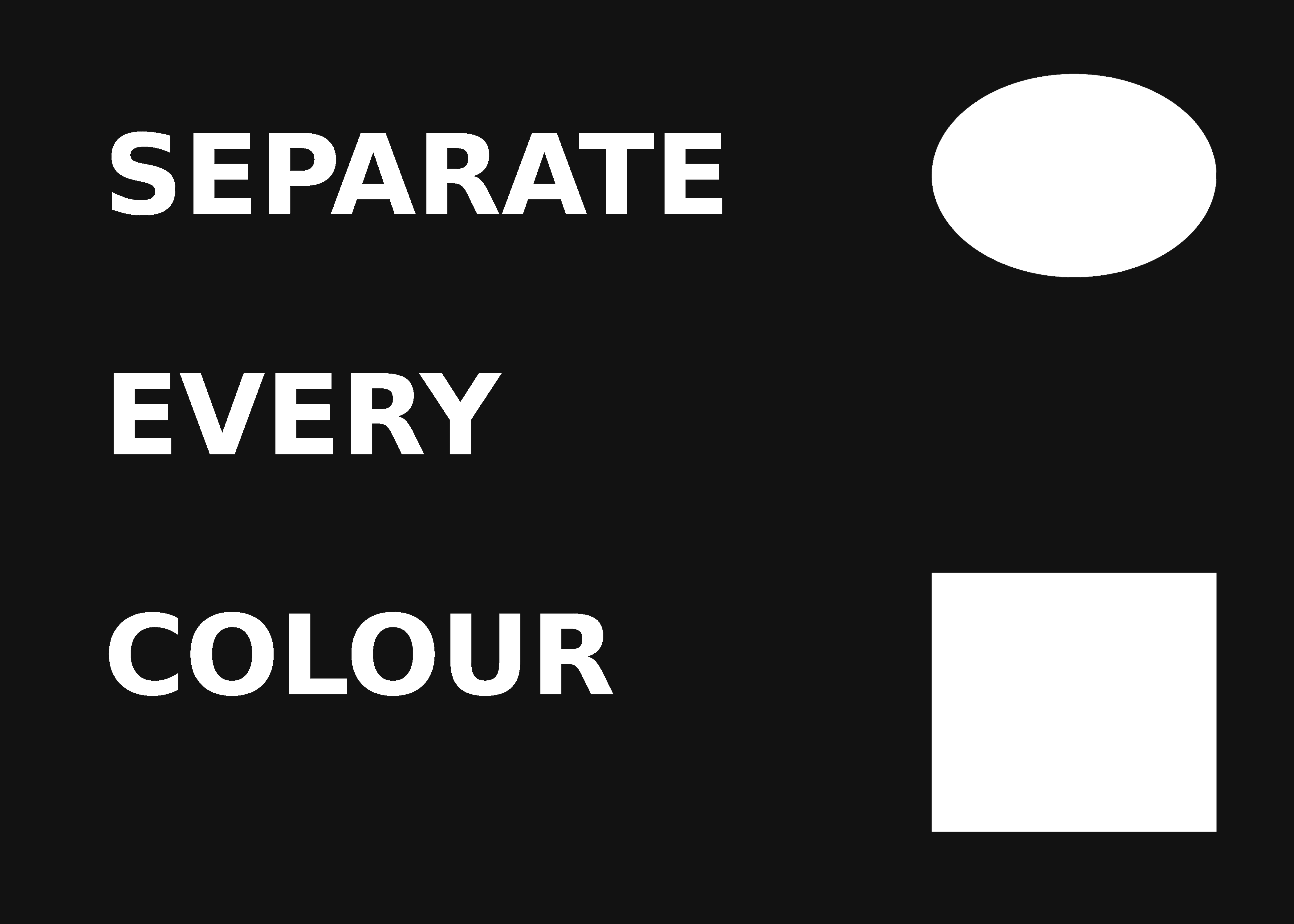 Black base returned separately from the printable plates